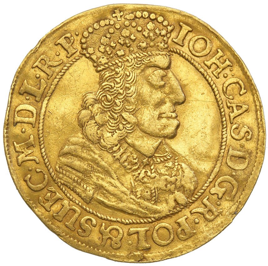 Jan II Kazimierz. Dukat 1658, Gdańsk (R5)